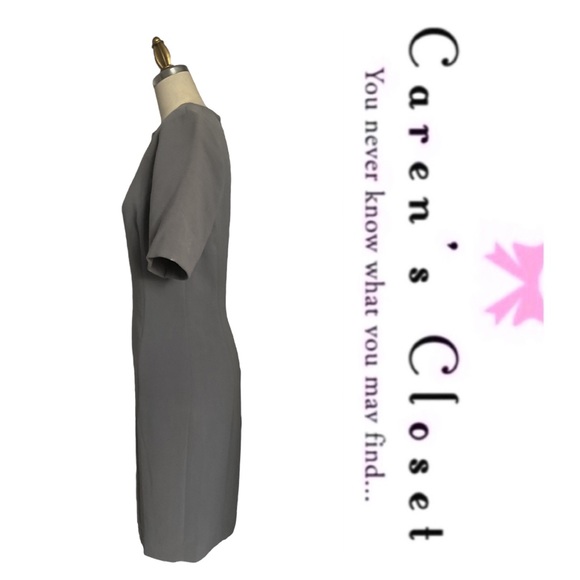 Micheal Kors Dove Gray Sheath Dress - Picture 7 of 10